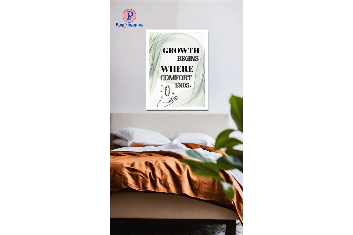 Manifestation Poster for Growth & Abundance | Affirmation Wall Art | Law of Attraction | Trendy Decor for Self-Evolution | Digital Download - Image 6