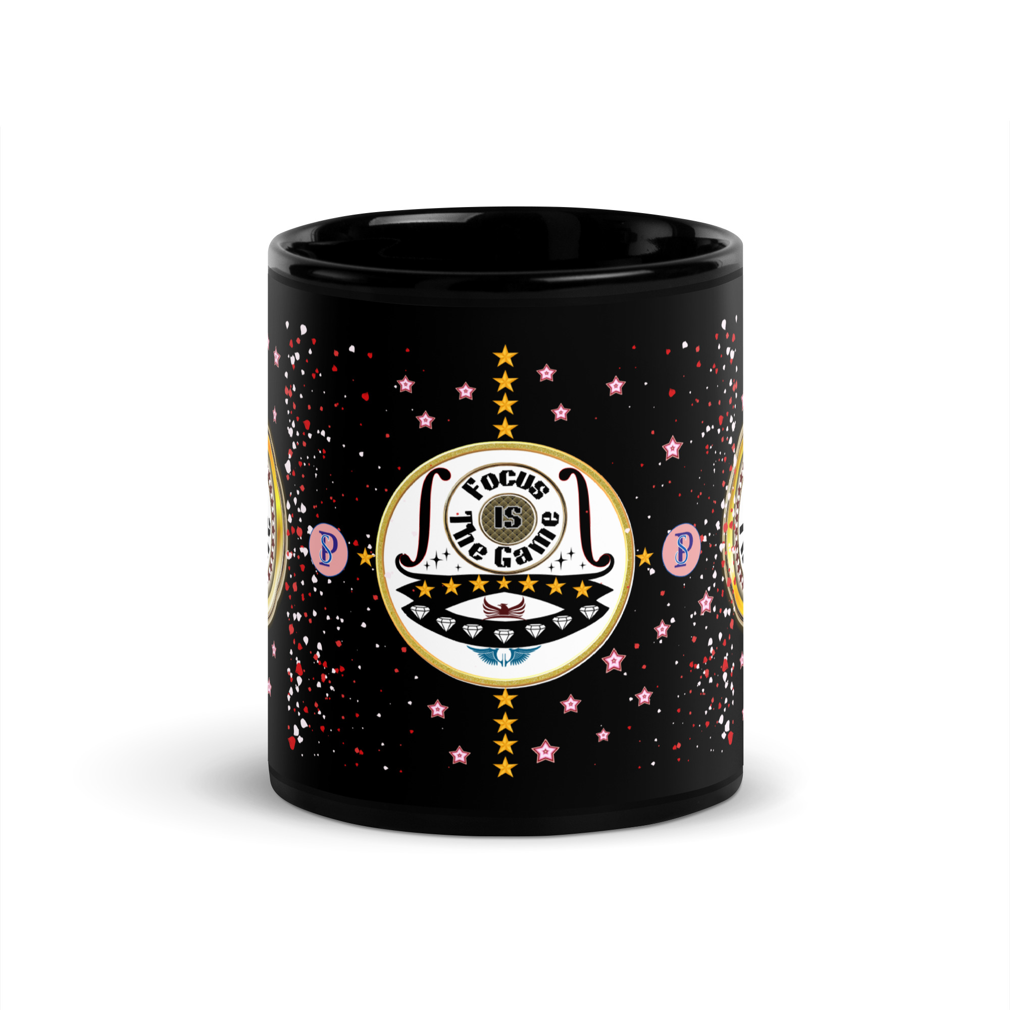 Black Glossy Mug for Coffee or Tea - Image 2